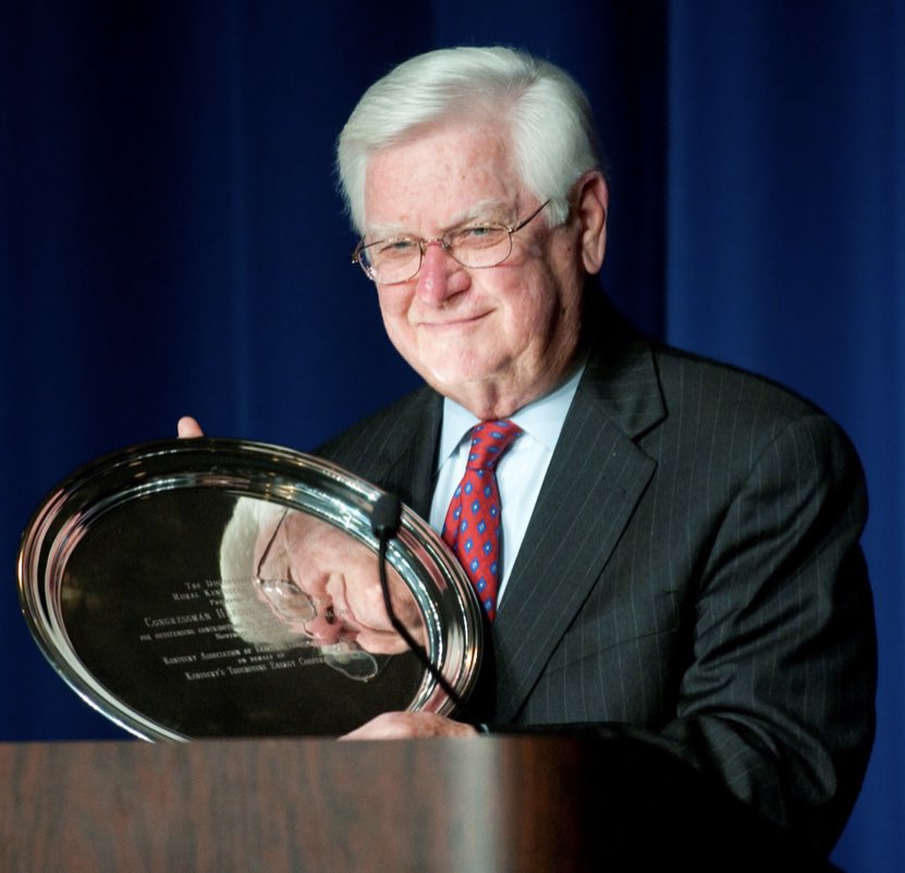 Only 24 people have served longer in Congress than Hal who began his congressional service January 3, 1981. 
In 2011, upon his 30th year in office, we were proud to bestow on him our highest honor,the Distinguished Rural Kentuckian award. 
Kentucky is a better place #BecauseOfHal