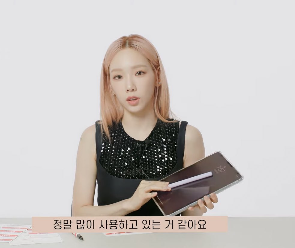 แทยอนเขียนไดอารี่ในไอแพด มีทุกอารมณ์อยู่ในนั้นเลยตั้งชื่อไอแพดว่า ‘เรื่องใหญ่แน่ถ้าหาย’ 55555555555