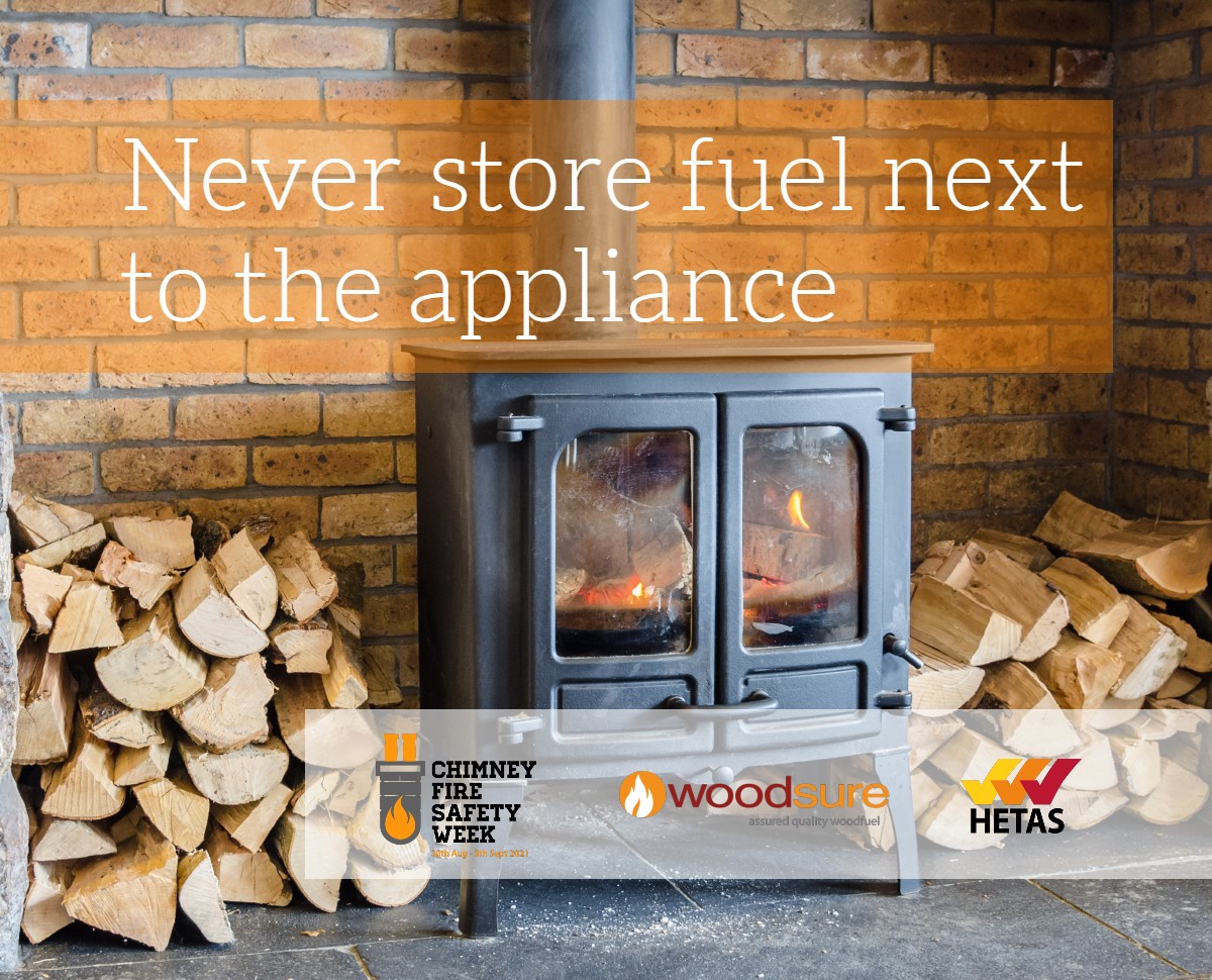 One cause of avoidable fires relates to the storage of #firewood next to a stove. Please avoid storing your firewood next to your #woodburner, unless in an integrated log store, where it can ignite through radiated heat.

hetas.co.uk/consumer/hetas…

#CFSW2021 #HETAS #safety #advice