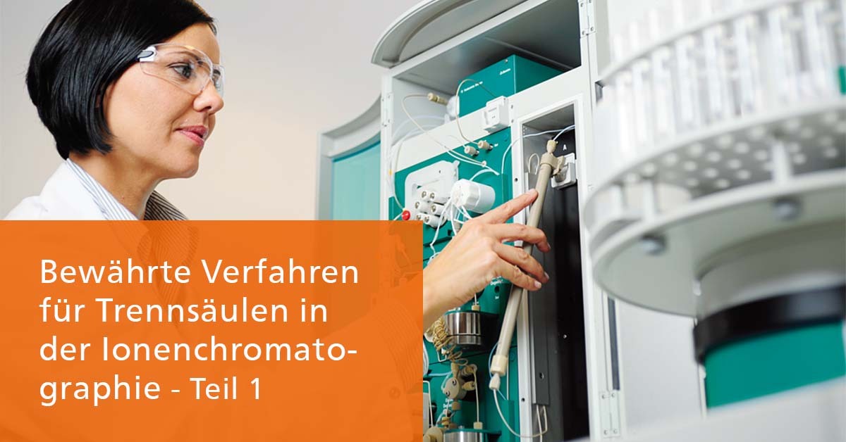 In dieser Blogserie erfahren Sie, was für den ordnungsgemäßen Betrieb einer IC-Säule erforderlich ist und wie Sie die Lebensdauer der Säule maximieren können. 👉 metrohm.blog/2021/08/23/bes…
