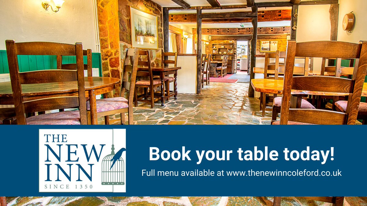 Don’t forget to book your dining table 👉 visit bit.ly/3Bx9xov or call ☎️ 01363 84242, or DM us!

We have some autumnal treats for you, with the perfect drink pairings; whether you are looking for a fine wine, or a local award-winning ale we’ll make a recommendation.