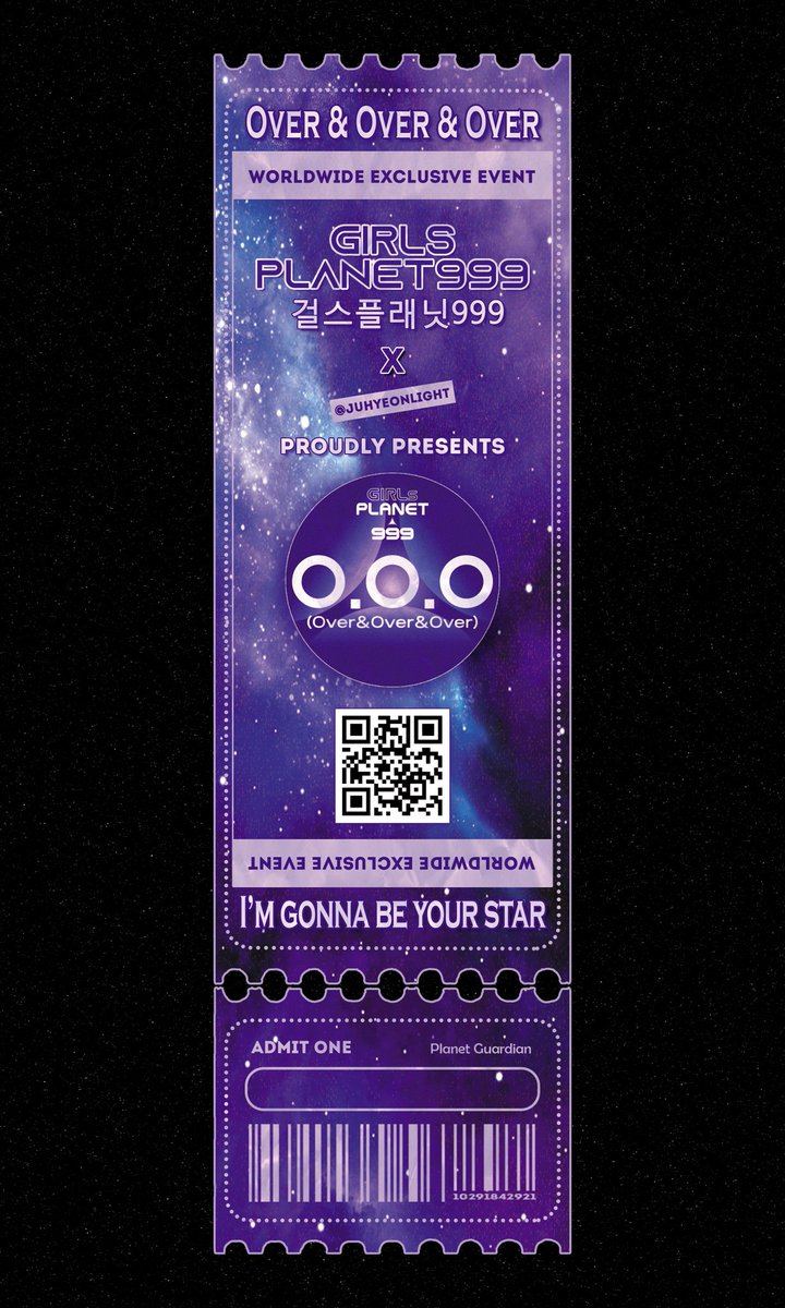 juhyeonlight's tweet photo. got bored so i made these ticket for
Signal Song【 #OOO 】
#GirlsPlanet999 #걸스플래닛999 #소녀대전 #Over_Over_Over @_girlsplanet999 https://t.co/lXIELLdRGZ