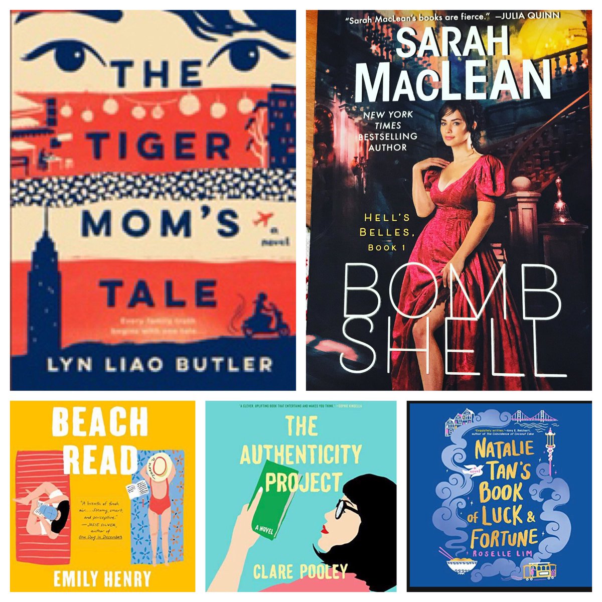 music_mama1213's tweet photo. My August reads. Book clubs, Beach reads snd #AAPI Not bad for a busy month. Each one really hit me in its own way. #amreading #bibliophile #bookclub #seasonallybookedup #SBU #readingforwriting https://t.co/bs14toUzMZ