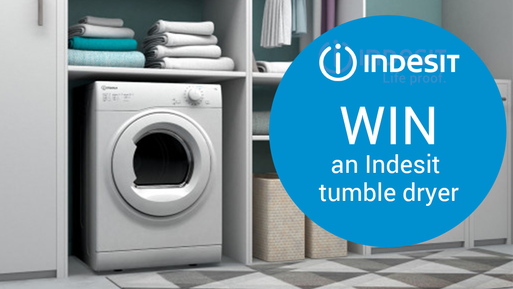HughesDirect's tweet photo. Enter our prize draw to #WIN an Indesit Tumble Dryer! 
This is a multi-platform prize draw and can be entered on Facebook, Twitter and Instagram as separate entries. Simply follow @HughesDirect &amp; RT to apply on Twitter ����🎁
Ends 08/09/21, Ts&amp;Cs apply - https://t.co/CnneDWTnDR https://t.co/WugjSOgAVs