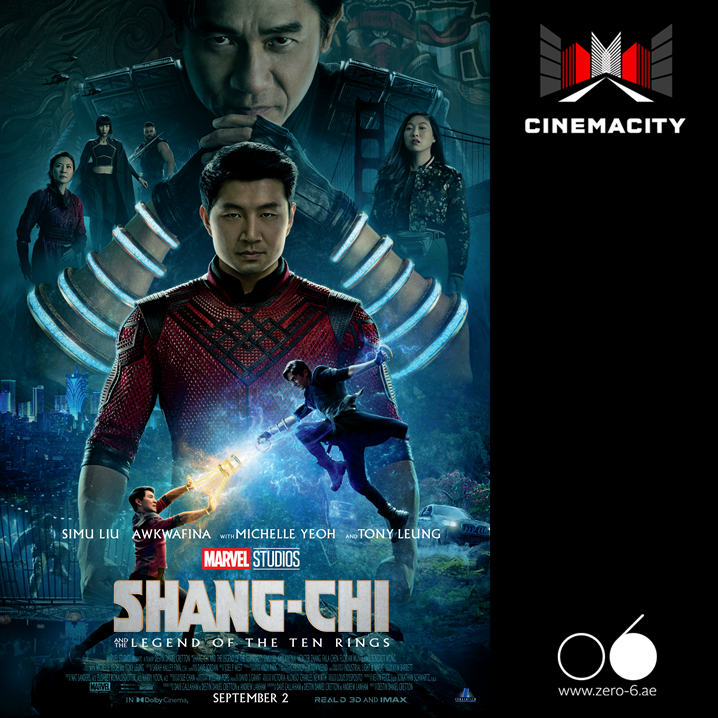 Zero6mall's tweet photo. Marvel Studios’ #ShangChi and the Legend of the Ten Rings is now showing on #Cinemacity screens at #06Mall #Sharjah! Experience the marvel movie today on the biggest IMAX screen in Sharjah and the Northern Emirates.
#alefgroup #alefretail #anexperiencebyalef #uae #emirates https://t.co/QfE1v7LGvz