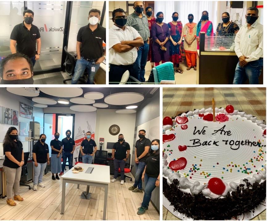 ZwickIndia's tweet photo. We are pleased to open our offices across India with full capacity from yesterday. https://t.co/Te3VpftSLu