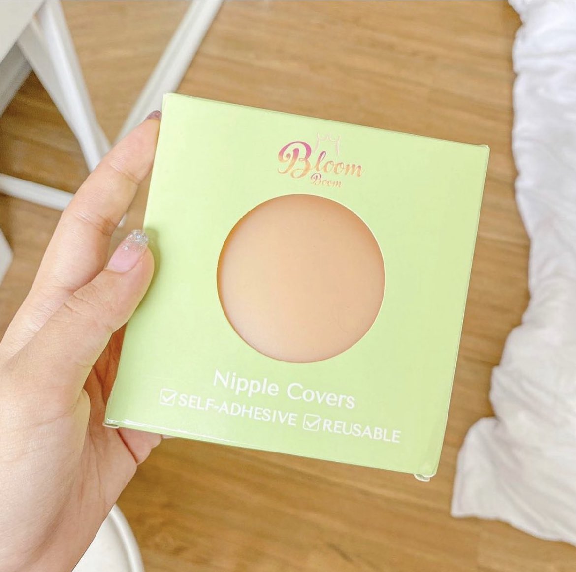 maynythingss's tweet photo. 👋🏻 Bloom Boom Nipple Covers 🍃
#แจกฟรี ปิดจุกตัวดัง แบรนด์ของเมย์เอง

จะสุ่มแจก 100 คนเลย ให้ฟลวที่ retweet นี้ 
ถึงวันที 5 นี้ เที่ยงคืนนะคะ

(แจกคนละกล่อง ส่งด่วนฟรีให้ด้วยค่า💘) https://t.co/MEZ42dRGiT
