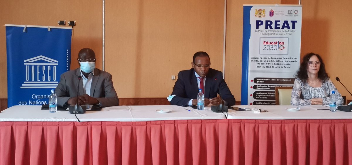 IBE_UNESCO's tweet photo. Ouverture de l'atelier de formation des cadres du centre national des curricula et des directions techniques du MENPC #Tchad🇹🇩 en approche par compétences. La formation s'inscrit dans le cadre du #PREAT et animée par les experts du BIE. @IBE_UNESCO https://t.co/g0MZ4KS1Qu