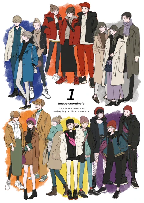 おめでとうございます🎉
番手別+αイメージコーデ

#ヒプマイ4周年 