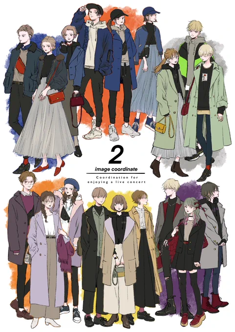 おめでとうございます🎉
番手別+αイメージコーデ

#ヒプマイ4周年 