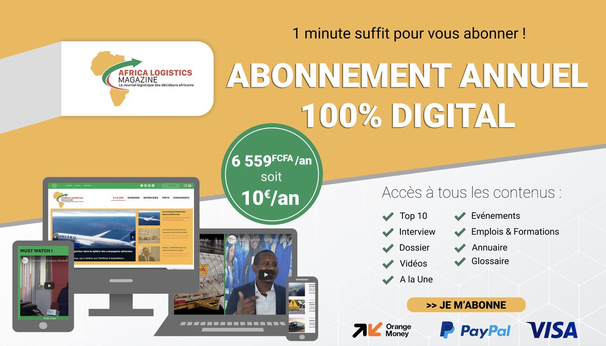 thiermou's tweet photo. Vous êtes #Transporteurs, #Logisticiens, #Managers, #Acheteurs, #Transitaires, #Armateurs, #Distributeurs, #Commerçants ou #Etudiants
Pour créer un compte, cliquer sur ce lien https://t.co/jH1phq5Vvh
Pour payer votre abonnement, cliquer sur ce lien https://t.co/y8HpChGH3z https://t.co/2UjB1owK9J