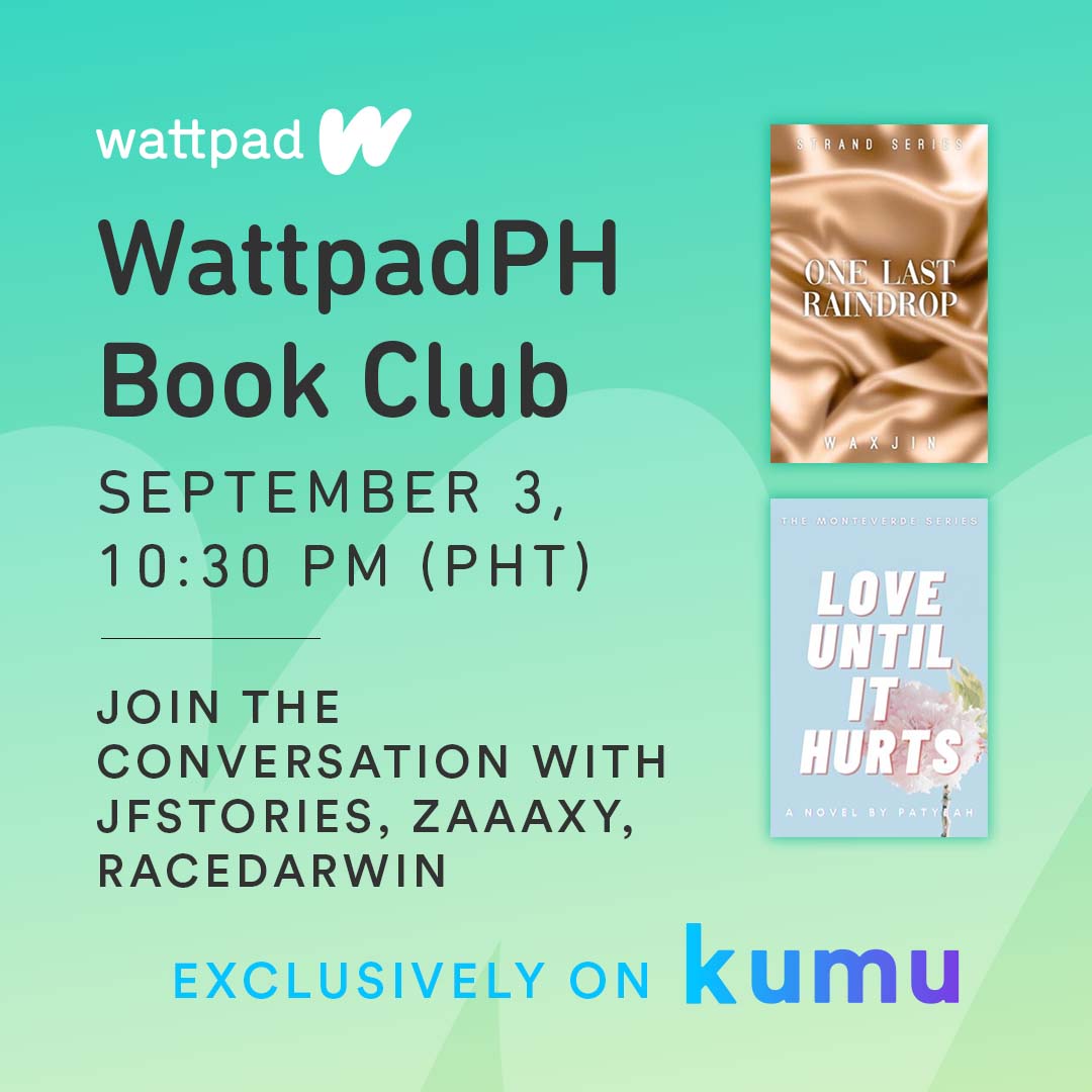 zaaaxy's tweet photo. Have you read these awesome stories by Waxjin and Patyeah? If so, you'll love the new episode of the WattpadPH Book Club! Hear what RaceDarwin, JFStories, and I think of these stories! Click the link to download the app: 

https://t.co/zoq9C1SM0l

#WattpadOnkumu https://t.co/jqgj8FcPW0