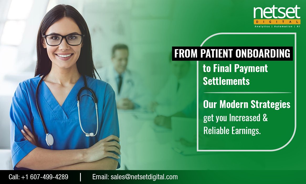 NetsetDigital's tweet photo. A sound medical process does not happen automatically. But we help you to employ the best practices and effective strategies, making use of automation to streamline the entire process of medical billing while widening streams for revenue generation.

https://t.co/fNjdWN2NI1 https://t.co/KTi6bf0Qkt