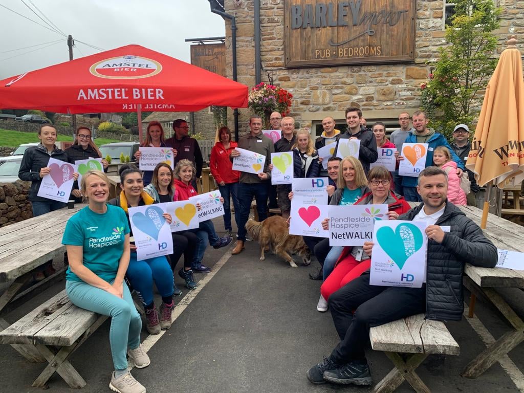 PendlesideHosp's tweet photo. We received fabulous support from our local business community for our second NetWALKING event around Barley. 💜🥾

⭐Thank you to our sponsors Harrison Drury Solicitors for their support.⭐

There were some fantastic business connections being made between those who attended. https://t.co/ZEettQpVLq