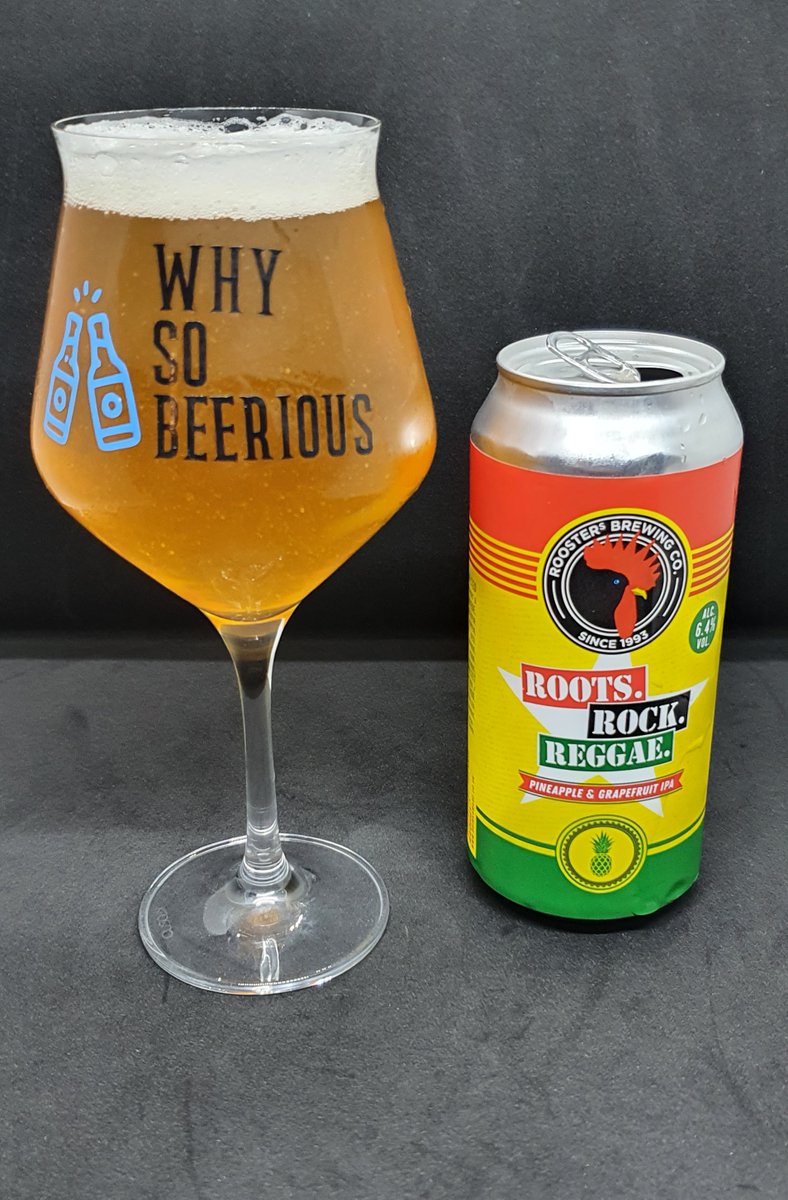 whysobeerious_'s tweet photo. 🍺 REVIEW: Roots. Rock. Reggae (6.4%) from @RoostersBrewCo

🍺 Chilled out fruit flavours that won't tantalise your taste buds, but make this an easy drinking, slightly fruity brew.

🎯 RATING: 3.5/5

🍻 https://t.co/8aSpgGlZts

#roosters #ipa #fruitipa #craftbeer https://t.co/wvhgswKfgX