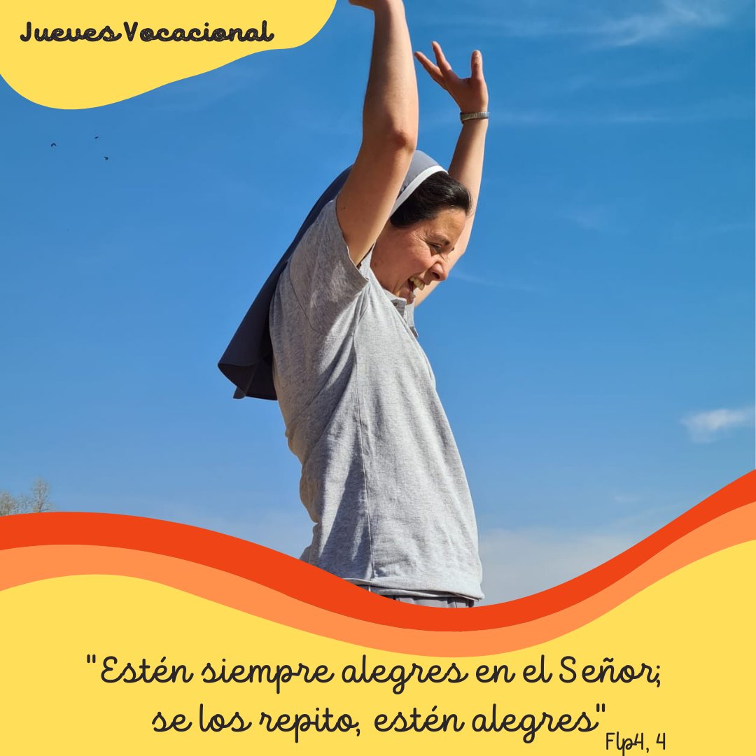 BItmitco's tweet photo. "La entrega concreta de las personas consagradas a Dios y a los hermanos, se convierte en signo elocuente de la presencia del reino de Dios para el mundo de hoy" Benedicto XVI

#juevesvocacional 
#SIaJesús #Vocación 
#AmaryReparar https://t.co/LNN1XAMgEM