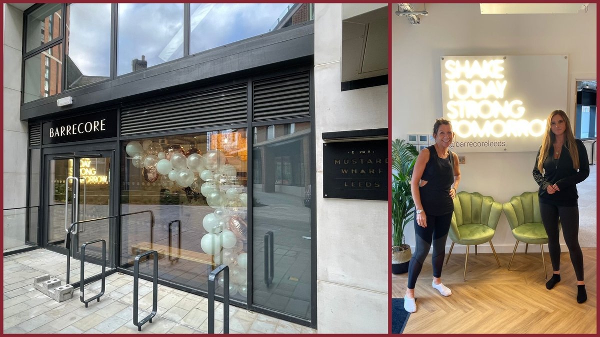 FoxLloydJones's tweet photo. Great to take part in @barrecore’s opening event last night at Mustard Wharf. They have truly transformed the space into a boutique fitness venue! #Leisure #Letting #Leeds #BoutiqueFitness #MustardWharf #Fitness #Barrecore #BarrecoreLeeds @LGIM https://t.co/7x0yT0ymZX