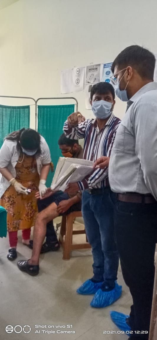 KatraSdm's tweet photo. Today surprise Inspection of CHC Katra https://t.co/ddu4rFGWQc