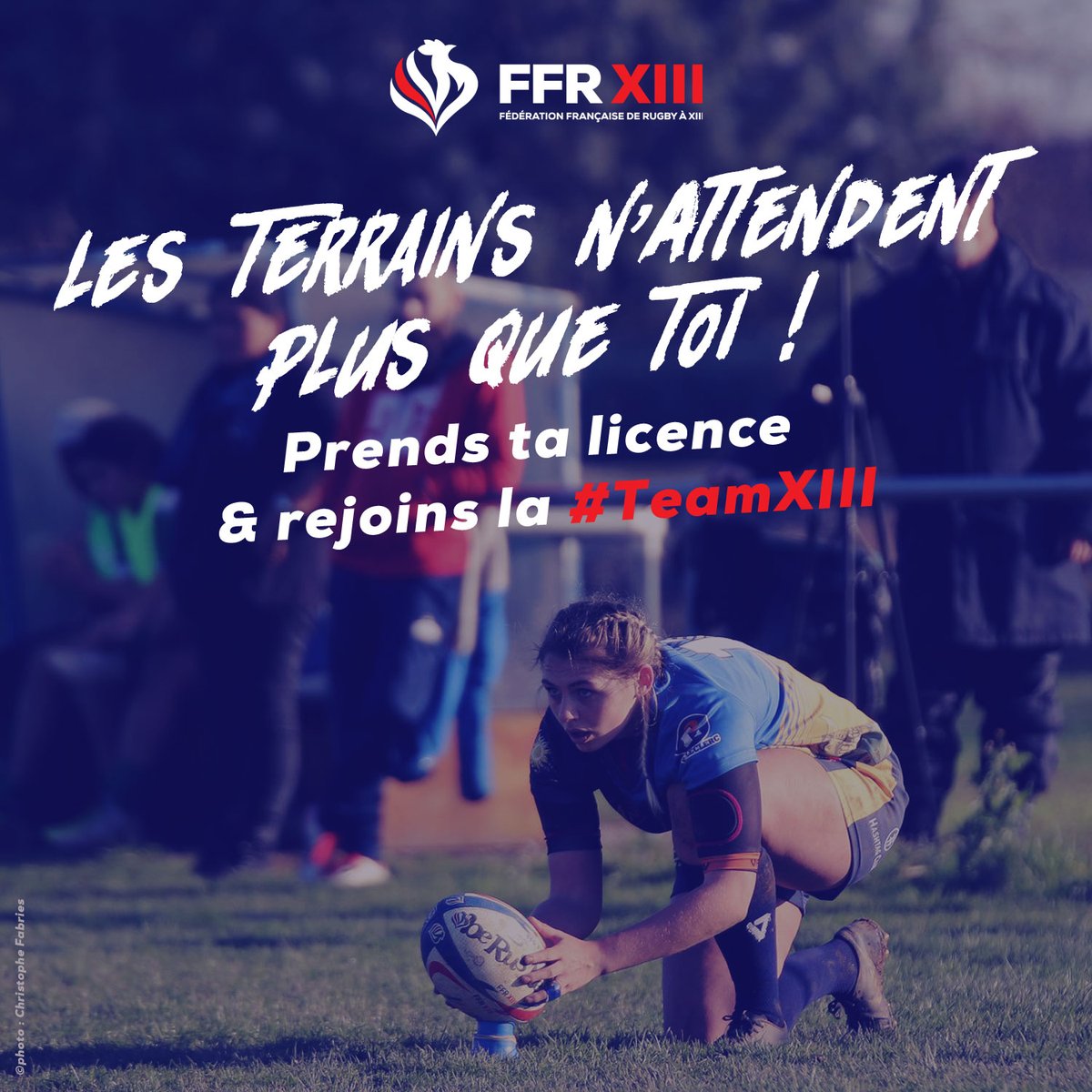 FFRXIII's tweet photo. 🏉Le #rugby t'a manqué ? C'est la rentrée et le moment de retrouver les terrains ! Rejoins un club près de chez toi et deviens joueuse de #XIII
#FFRXIII #rugbyXIII #rugby #rugbyleague #TeamXIII https://t.co/a01BwJgjhF