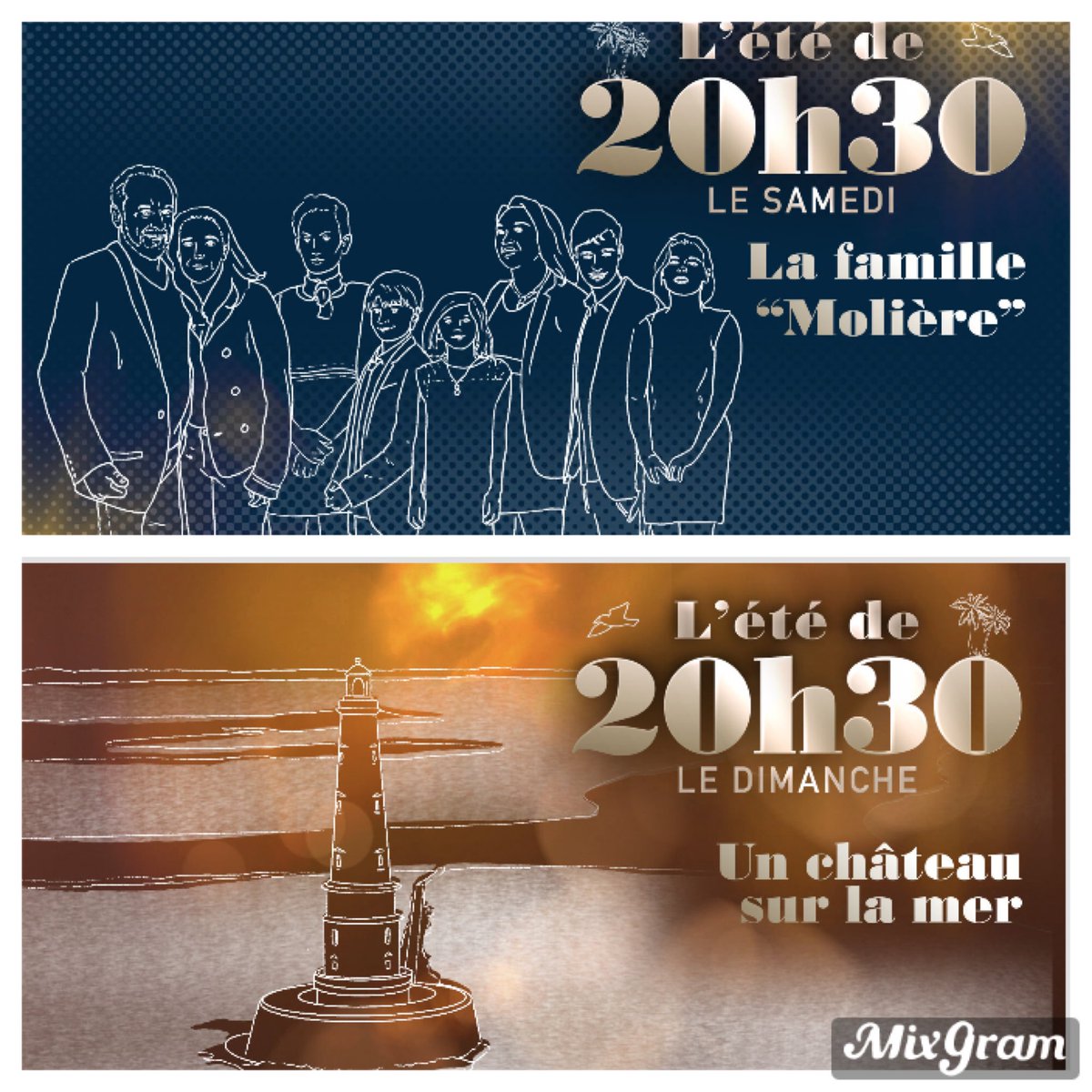 francetvpro's tweet image. #rdv ce WE @France2tv @infofrance2 @LaurentDelahous 

Derniers n• de L’été de 20h30

@20h30lesamedi 
🎭«La famille Molière »: 1 an aux côtés d’une famille de comédiens 

@20h30ledimanche 
⚓️ « un château sur la mer »: #Cordouan le roi des phares, patrimoine mondial de #UNESCO