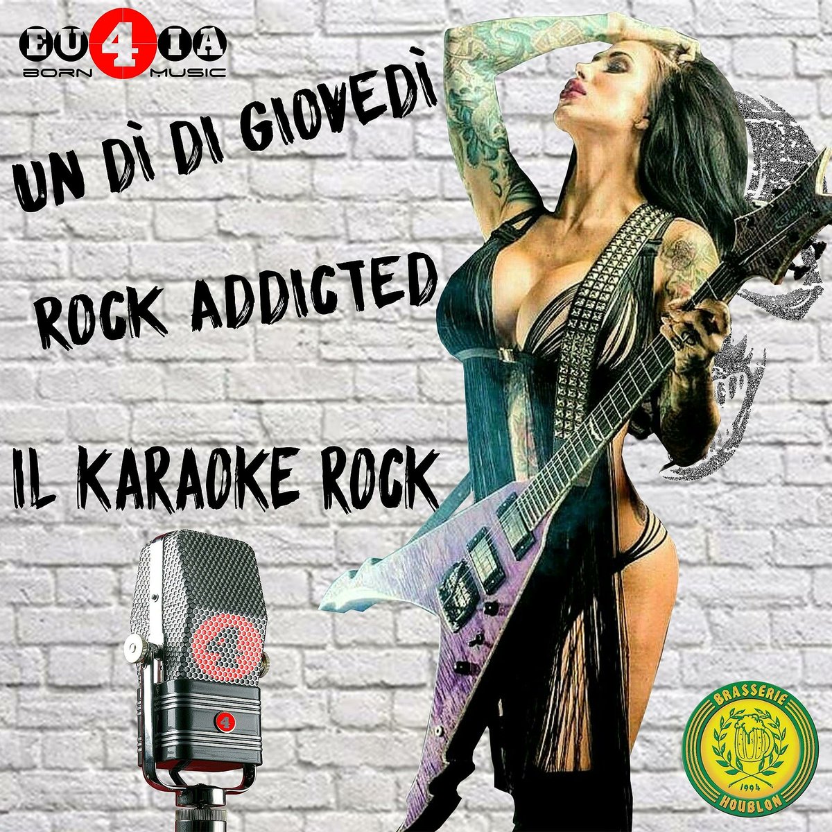 Guido_Eu4ia's tweet photo. Questa sera
EU4IA & BRASSERIE HOUBLON
UN DÍ DI GIOVEDÍ - ROCK ADDICTED - live & karaoke rock party
#eu4ia #karaoke #pianobar #music #voice #guitar #live #undídigiovedí #brasserie #houblon #giovedí #venezia #joy #night #top #micapajassi #youtubefree
What else? https://t.co/o9UlhAnQsB