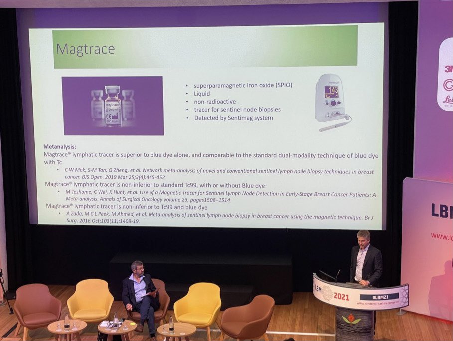 endomag's tweet photo. Highlight of #LBM21 so far - hearing from @ercstjohn on the latest innovations in breast localisation.
Looking forward to more great talks this afternoon.
#TheFutureIsMagnetic https://t.co/oYuWdPuFb4