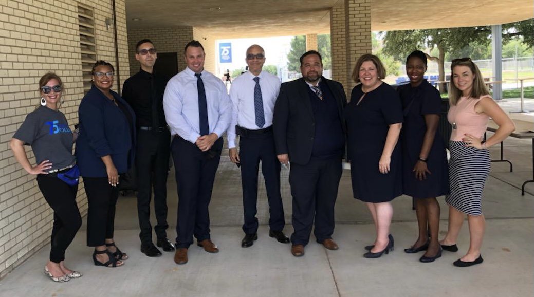 JacquiGore's tweet photo. What a great day @OdessaCollege as we celebrated the 75th Anniversary and broke ground on the Wood Health Sciences Building. Thank you to everyone who joined us in this celebration! It was great to see so many community leaders, alumni, retirees, employees &amp; students! #OC75 https://t.co/tZDiyDjXPQ