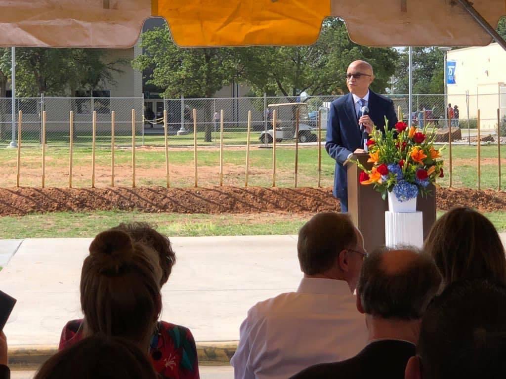 JacquiGore's tweet photo. What a great day @OdessaCollege as we celebrated the 75th Anniversary and broke ground on the Wood Health Sciences Building. Thank you to everyone who joined us in this celebration! It was great to see so many community leaders, alumni, retirees, employees &amp; students! #OC75 https://t.co/tZDiyDjXPQ