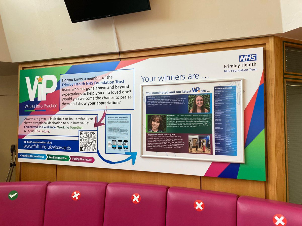 CarolDeans's tweet photo. Thanks to my #nhscomms and @FHealthCharity teams, we’ve now got a new way to highlight some of our amazing staff who go above and beyond to demonstrate our values and make it easy for anyone to nominate our @FrimleyHealth people for a #VIPaward https://t.co/EcD27RzTSv