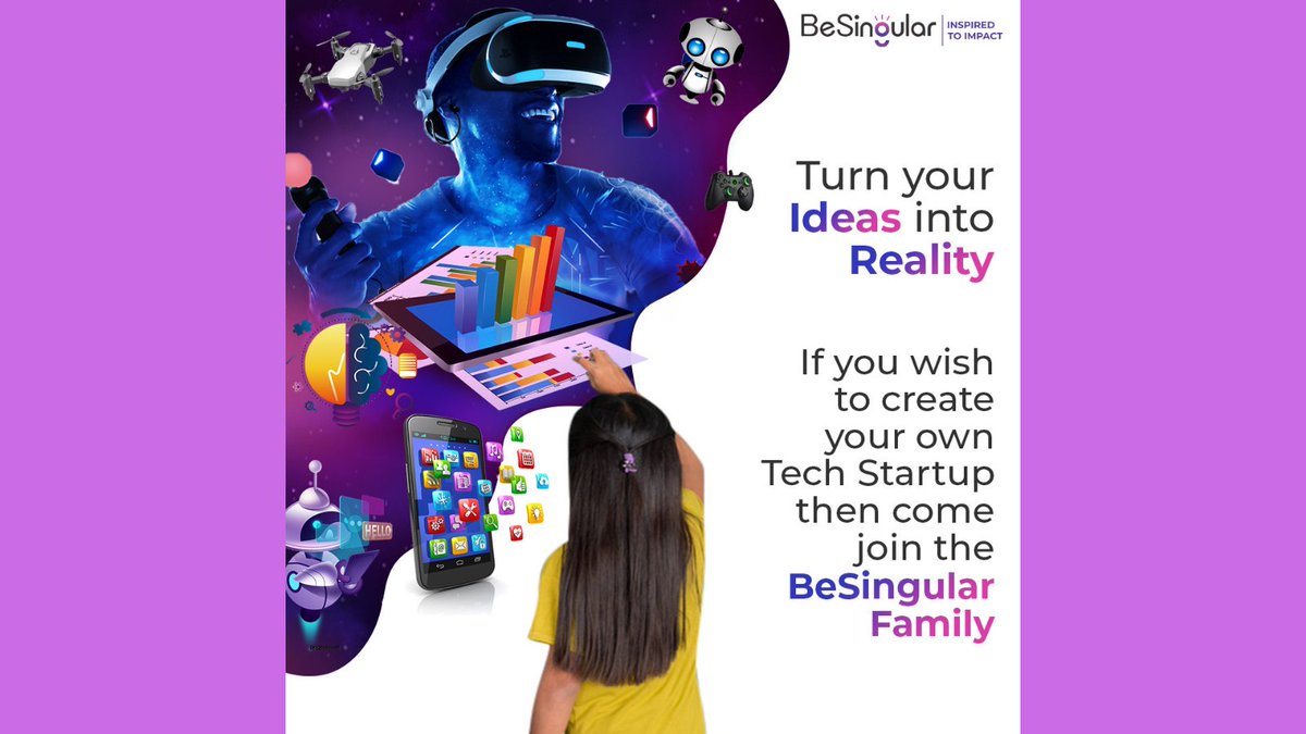 besingularac's tweet photo. From, Programming, 3D designing and Mobile Apps to Artificial Intelligence. 
Get your creativity onboard with us and give wings to your dreams. 
.
.
.
#EducationForAll #careeroriented #tech # techpreneur #creativecoding #ArtificialIntelligence https://t.co/SZR94rXXRz
