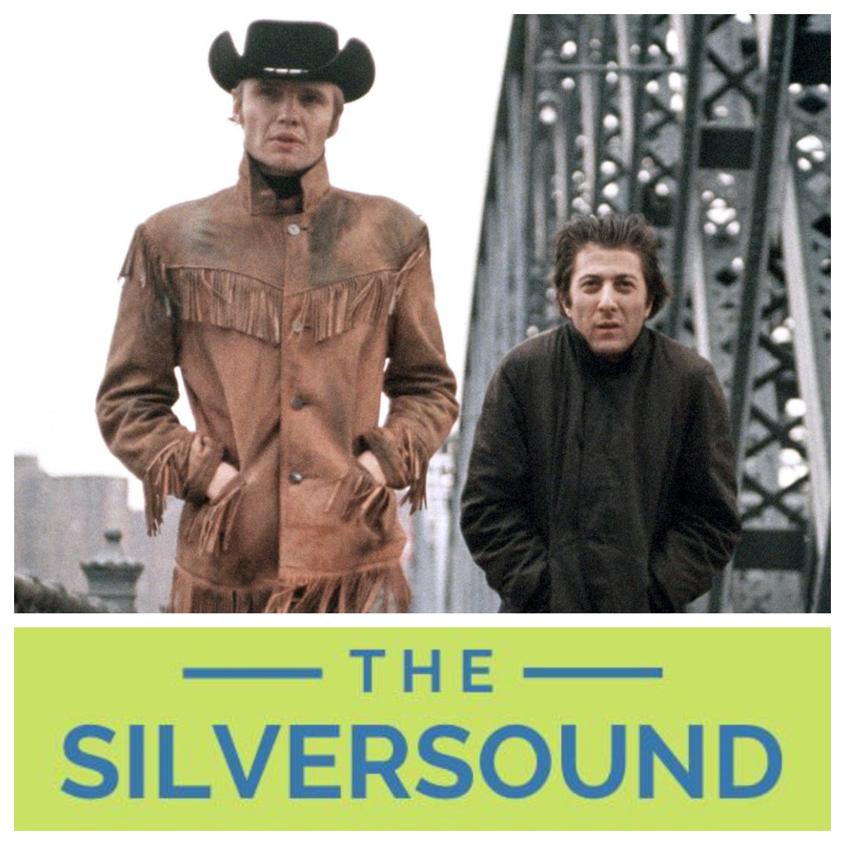 BCfmRadio's tweet photo. On #Silversound this Friday from 10am, Tony Johnson presents 2 hours of theme tunes from movies going back to the 40's.

See if you can remember the music to famous films like Midnight Cowboy, The Ipcress File and many more. 

Photo: Jon Voight &amp; Dustin Hoffman in Midnight Cowboy https://t.co/eUJrohT6xv