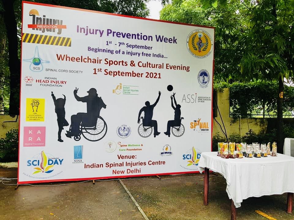 isic_healthcare's tweet photo. #BeingDauntless
The human spirit is one such ability, perseverance and courage that no disability can steal away.
Celebrating Injury Prevention Week at Indian Spinal Injuries Centre.
#wheelchairsports #injuryprevention #sciawareness #spine #sciawarenessweek #spinehealth https://t.co/0uphCMWPgl