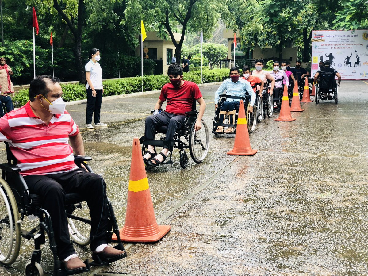 isic_healthcare's tweet photo. #BeingDauntless
The human spirit is one such ability, perseverance and courage that no disability can steal away.
Celebrating Injury Prevention Week at Indian Spinal Injuries Centre.
#wheelchairsports #injuryprevention #sciawareness #spine #sciawarenessweek #spinehealth https://t.co/0uphCMWPgl