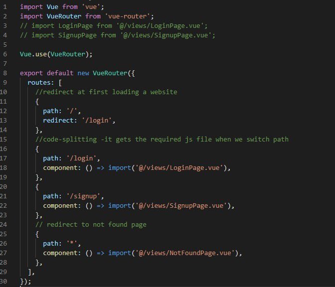 allabout_ice's tweet photo. All about Vue Routes:
how to redirect to a certain page or NotFound page, code-splitting … 

#100DaysOfCode #womenintech #javascript #vuejs #FrontEndDeveloper #CodeNewbie #CodeNewbies #codinggirl #vue https://t.co/tfK83et2Ej