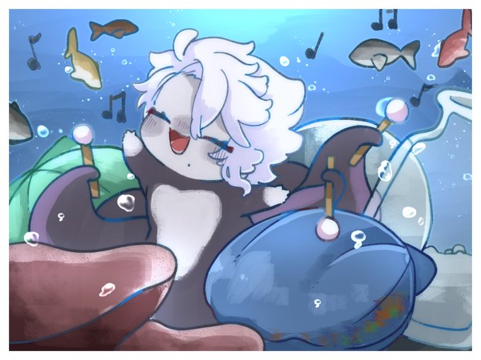 「水族館 赤面」のTwitter画像/イラスト(新着)