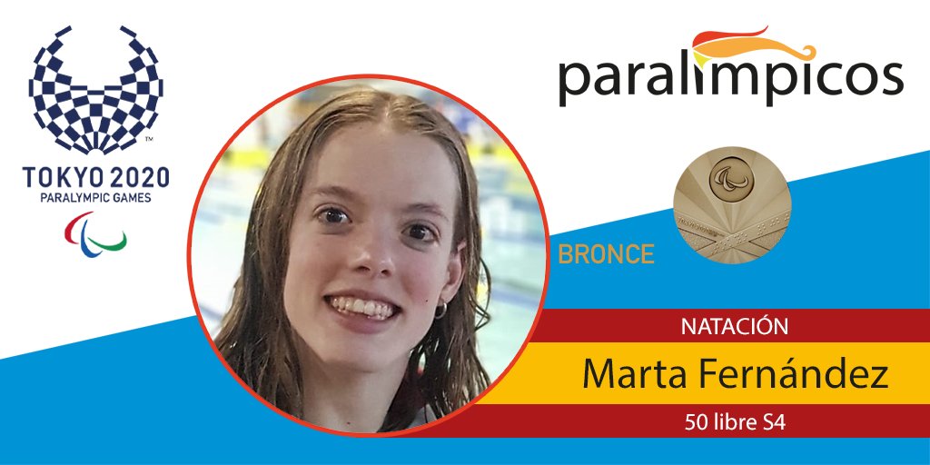 Creatividad con la foto de Marta y la medalla de bronce