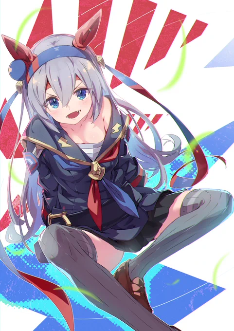 実装を祈念して🎨🌱
旧勝負服のダボ感も好き
#ウマ娘 #タマモクロス #絵葉の自由帳 