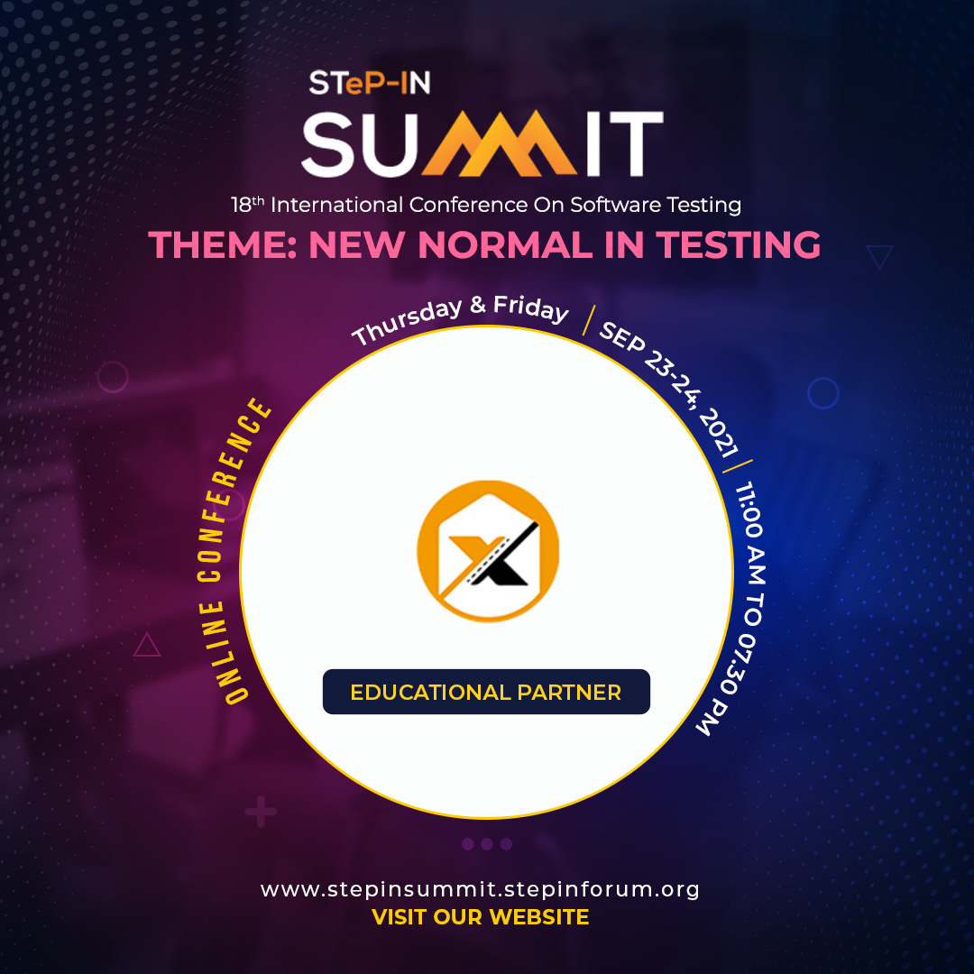 stepin_forum's tweet photo. Welcoming @SelectorsHub as our #EducationalPartner at #STEPINSUMMIT2021 boosts our confidence to give our delegates the best virtual experience over 2 days on 23-24 September.
Join us as a sponsor & explore all options here: https://t.co/i4ZEYUKdoM
#Sponsor #Conference https://t.co/wQSlN2phKZ