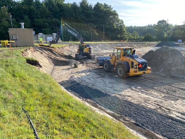 ggreeneconst's tweet photo. GGC Site Division is preparing this site for a substation expansion at Taunton Municipal Light Plant. https://t.co/OSulH63s6W