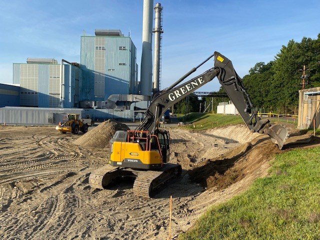 ggreeneconst's tweet photo. GGC Site Division is preparing this site for a substation expansion at Taunton Municipal Light Plant. https://t.co/OSulH63s6W
