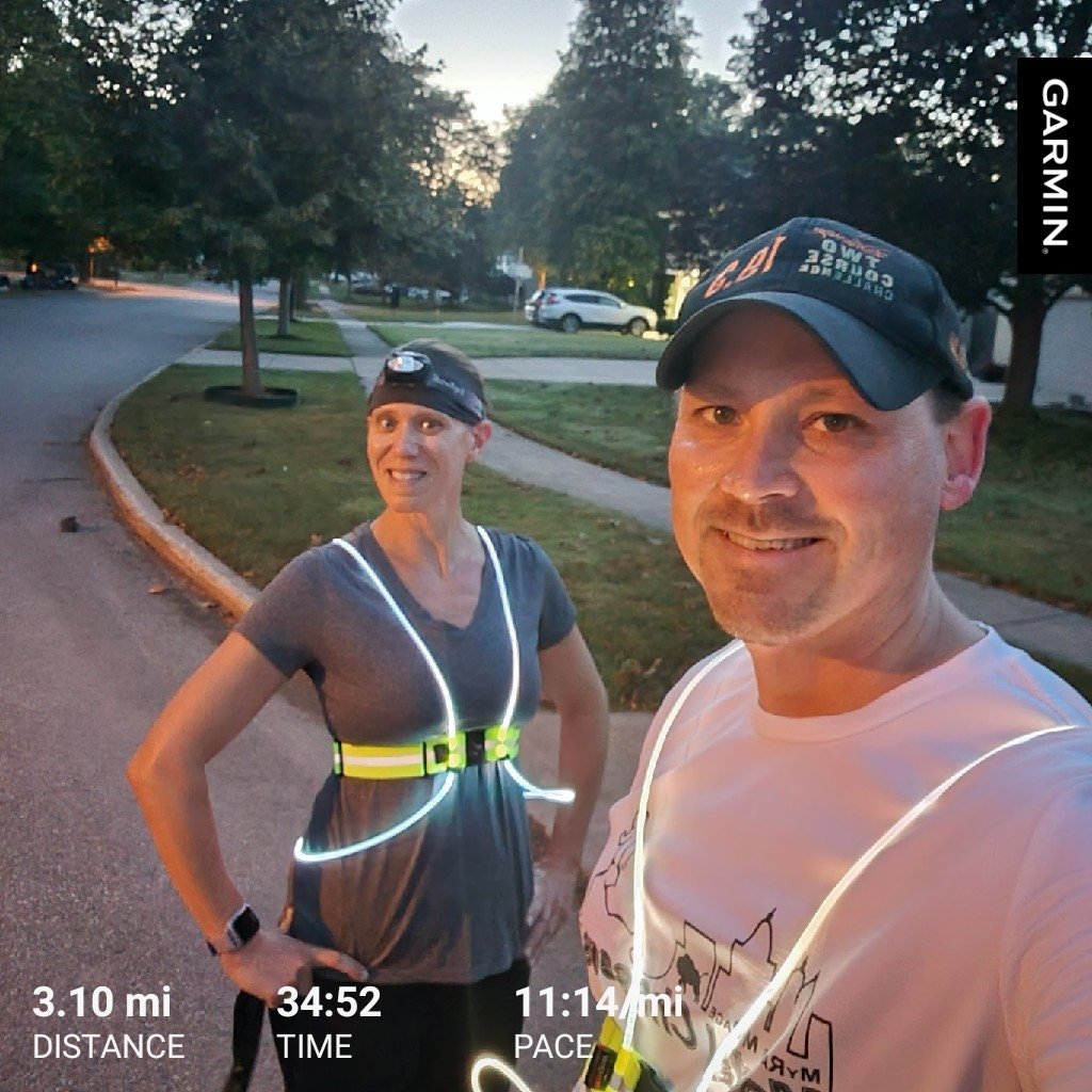 MedalChasers's tweet photo. Another morning, another run! Temps are finally perfect for morning running! 56 degrees this morning and we felt great! Happy Thursday!
#riseandrun #running #run #thursdayrun #runningtogether #teacherswhorun #morningrun #garminrunning #7run6 #septembermiles https://t.co/FdBxNzUdeq