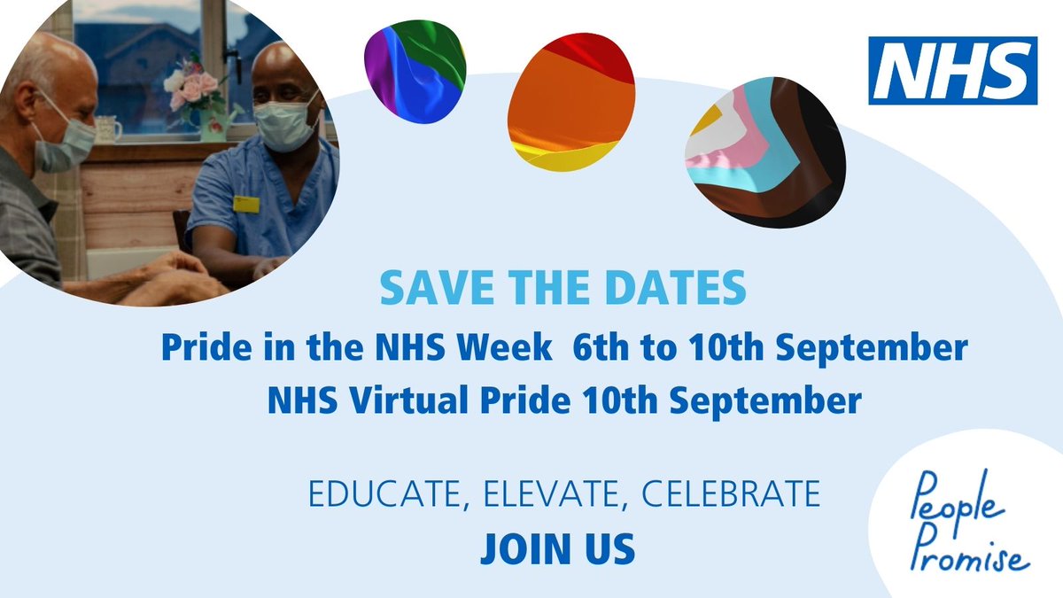 LeedsHCP's tweet photo. Monday 6 September marks the start of #NHSPrideWeek - five days of education, elevation and celebration 🌈 

Take a look at the full programme here: https://t.co/XAY7odtVwD, and follow @people_nhs for updates. https://t.co/wdfs4DZPjh