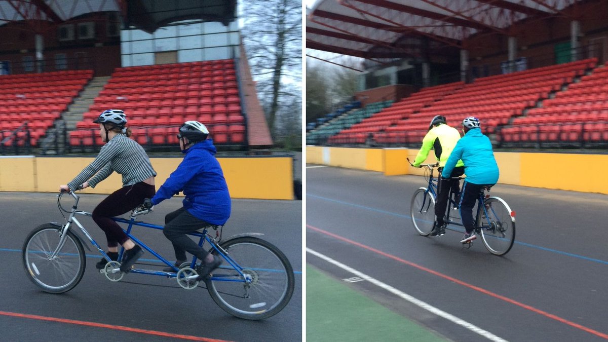 berkshirevision's tweet photo. Calling all keen cyclists. We're looking for volunteers to be front cyclists at our weekday tandem cycling sessions in Berkshire. If you'd like to find out more about this exciting opportunity to ride a bicycle made for 2 get in touch today - volunteering@berkshirevision.org.uk https://t.co/ZEQUG20ZmH