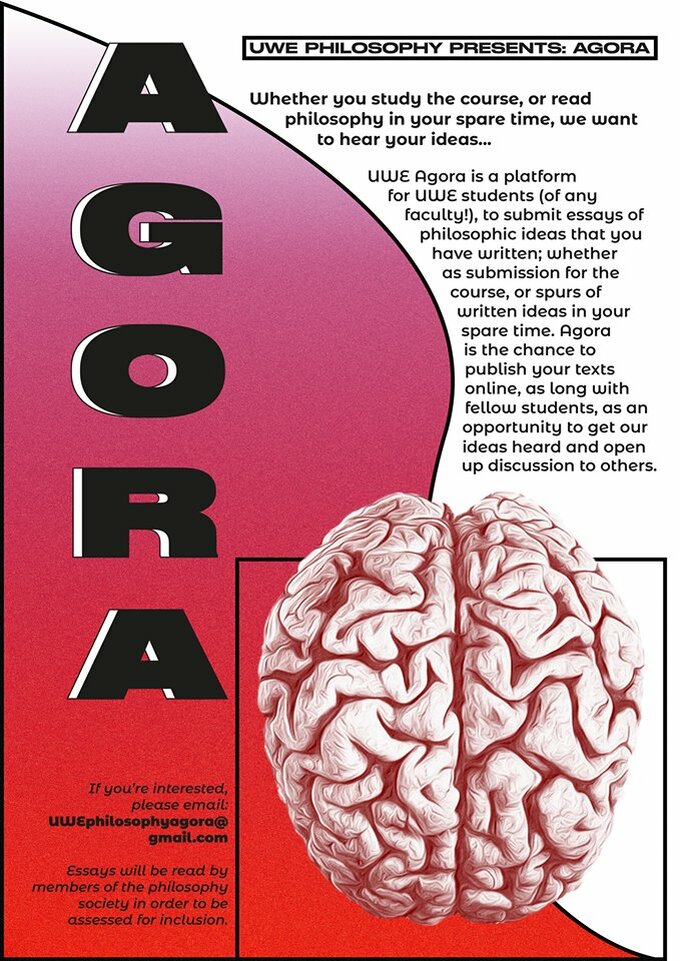 THE NEW ISSUE OF AGORA IS FINALLY OUT!! Agora is an undergraduate journal entirely managed by UWE #Philosophy students. Check out the most recent issue here: uwephilosophy.org.uk/students.html 🤓