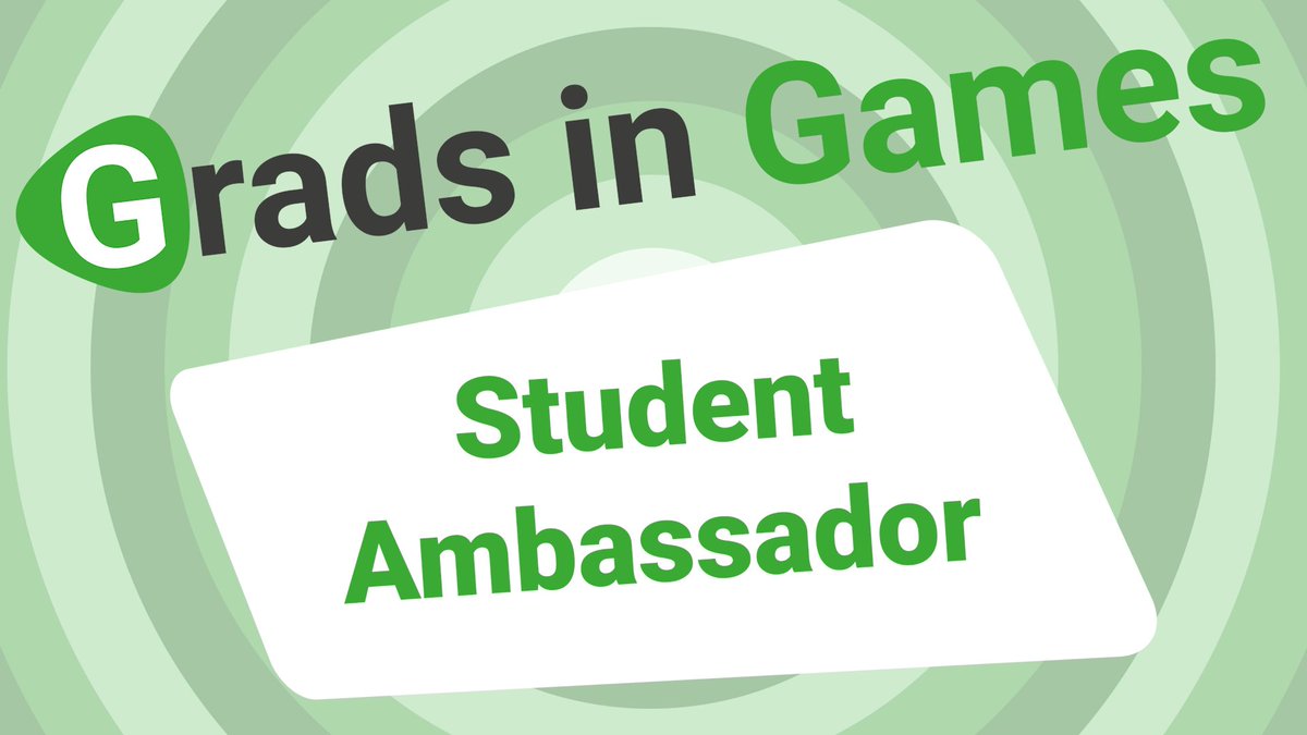 CarminesBlade's tweet photo. Today I'm proud to announce I have joined the @GradsInGames team as a student ambassador :) looking forward to working with them! https://t.co/80FJFUXejN