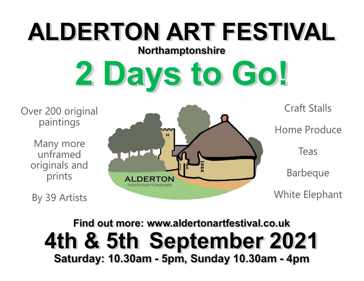 Lots of activity in our village, all getting ready for our 45th annual art festival!
2 days to go!!