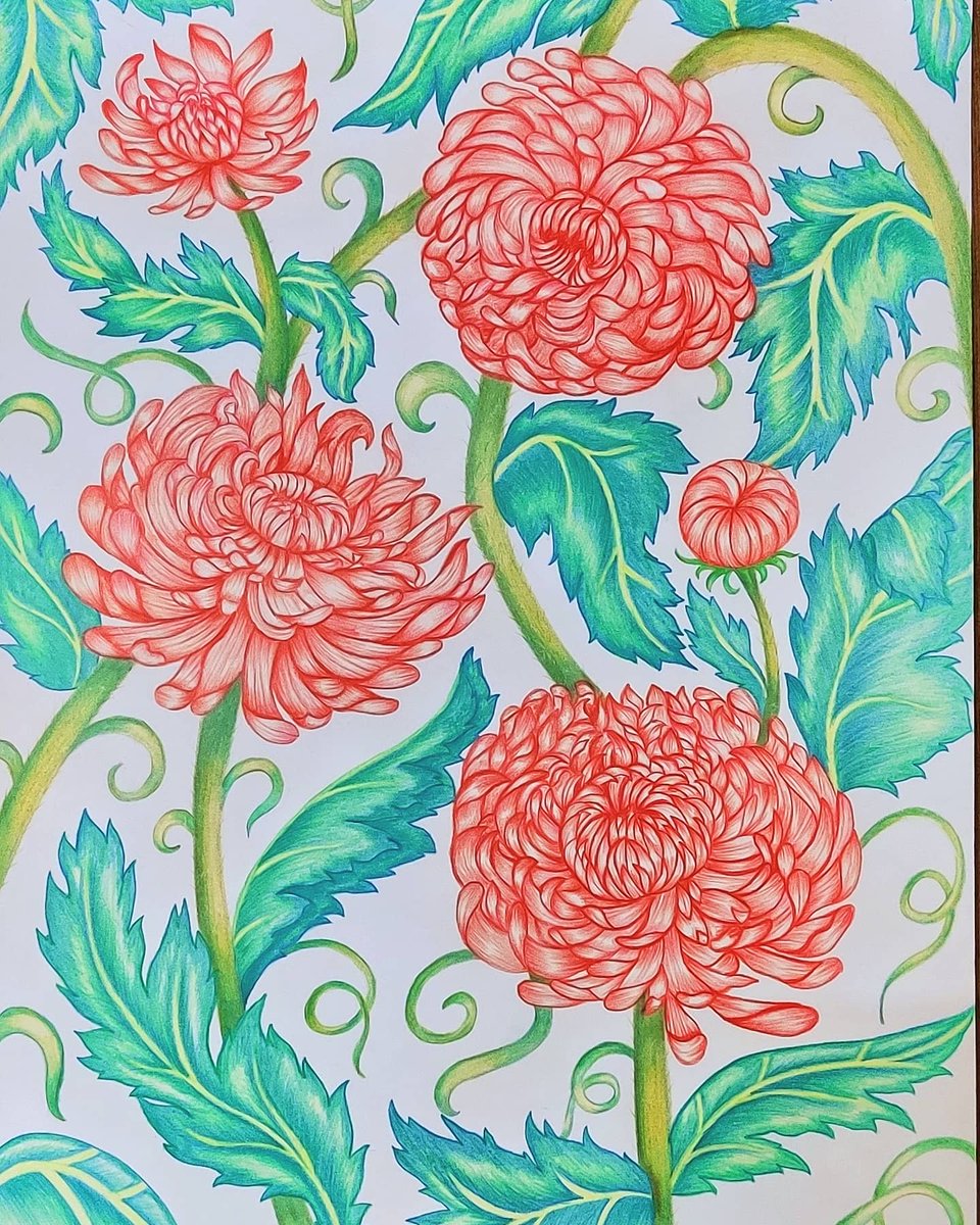 RaveenaBaskaran's tweet photo. #floralprints #reels #makingarteveryday #artreels #artprint #floraldesign #floralart #floralsketch #botanicalreels #botanicalart #bouquetpattern #artlicensing #artistlife #studiodesign #raveenadesignhouse #exclusivepatterns #licensingartist #commisionedartwork #art #fineart https://t.co/Mqcmwbl4bO