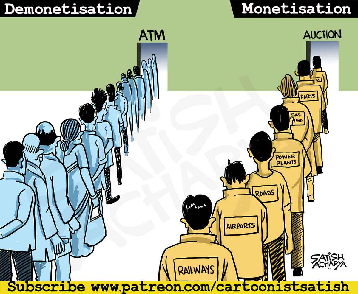 satishacharya's tweet photo. De-Monetisation! #Monetisation https://t.co/n90Blj92Fx