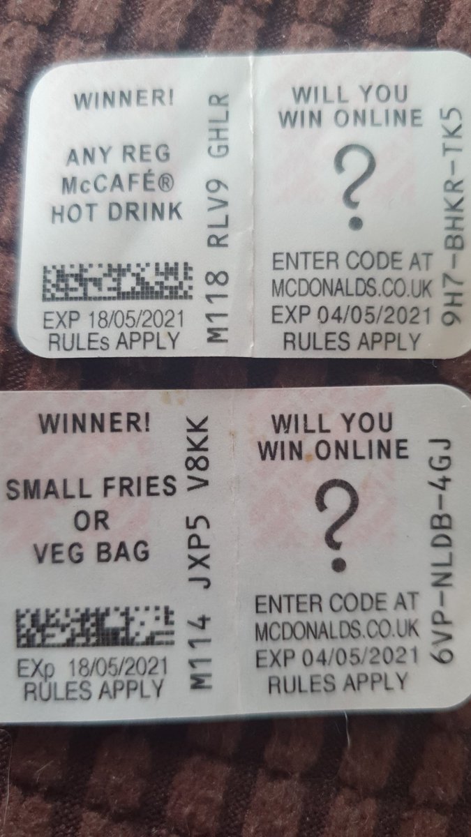 theurgeman3's tweet photo. @McDonalds #McDonaldsMonopoly #outofdate
#Loser 
Just bought mcdonalds why are your vouchers out of date????? https://t.co/pqyNcsAfn8