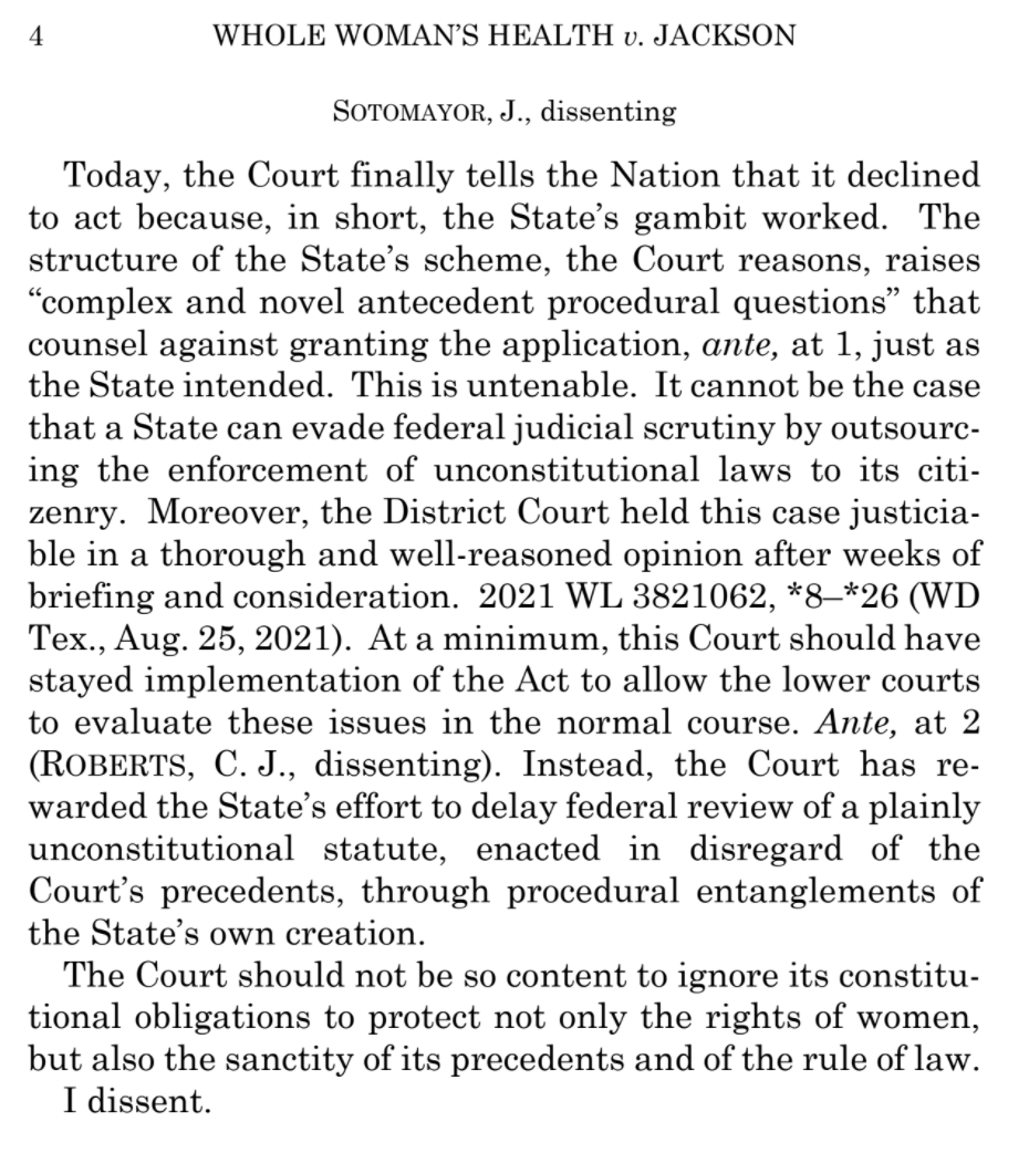 sotomayor dissent